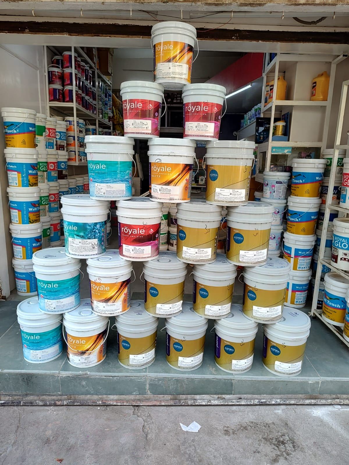 Paint Bucket Display